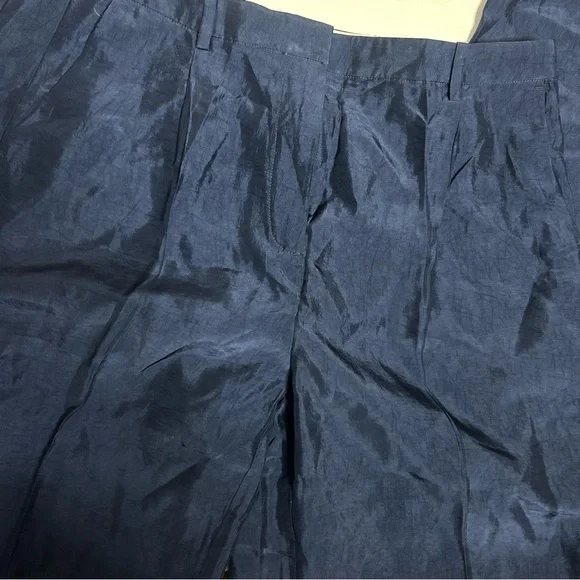 J.Crew Tall Essential wide-leg pant in textured satin (12T) - Picture 5 of 10